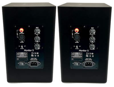 BS-M5 Dual Powered Studio Monitor speakers